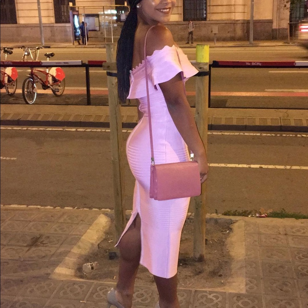 ‘Amadea’ House of CB Lilac Bandage Midi